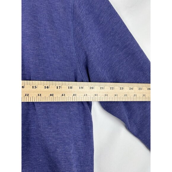 Tommy Bahama Sweater Mens Medium Purple Playa Tini Quarter Zip Mock Neck - Picture 4 of 15